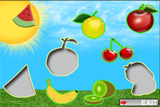 iPhone App Toddler Puzzles Fruit