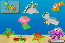 iPhone App Toddler Puzzles Ocean