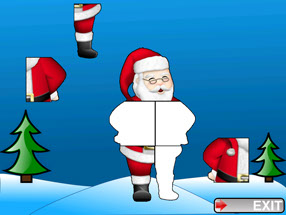 Toddler Puzzles iPad App Santa Claus